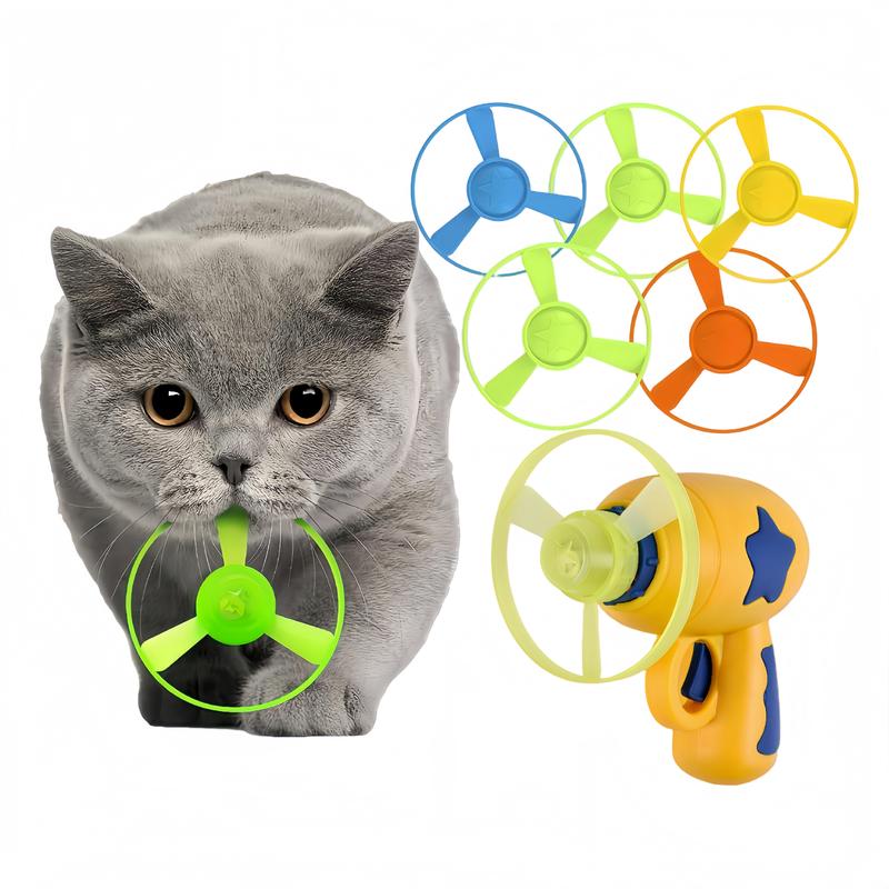 🐾Cat Fetch Toy Automatic Disc Launcher 6 Disc