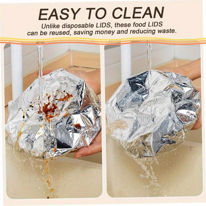 🔥 Hot Deal | Home dining table & food container aluminum foil heat-retaining cover, kitchen food insulation and freshness keeping, high-quality aluminum foil.