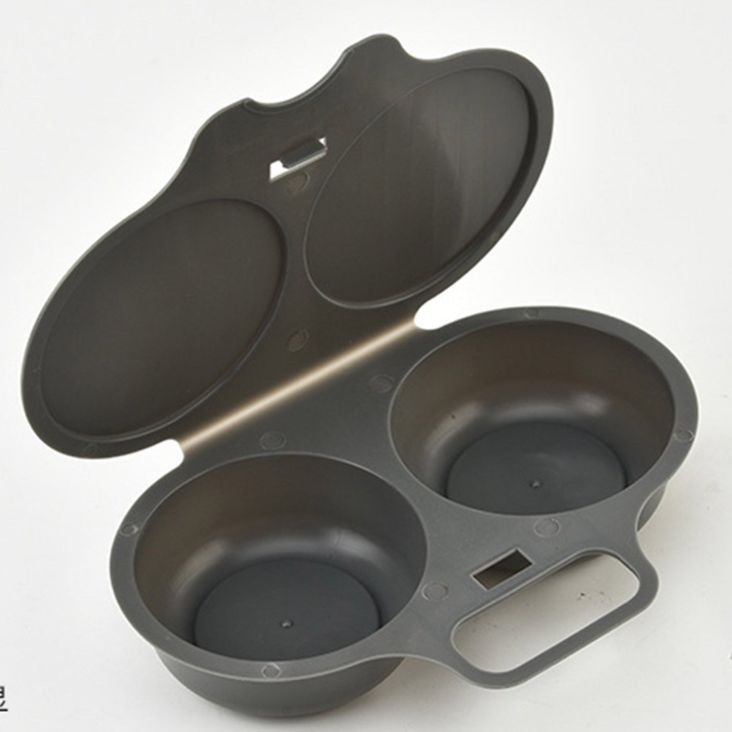 🥚Microwave Egg Poacher – Dual‑cavity, non‑stick & easy clean. Healthier than frying