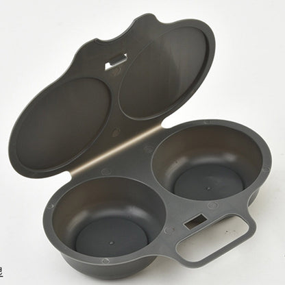 🥚Microwave Egg Poacher – Dual‑cavity, non‑stick & easy clean. Healthier than frying