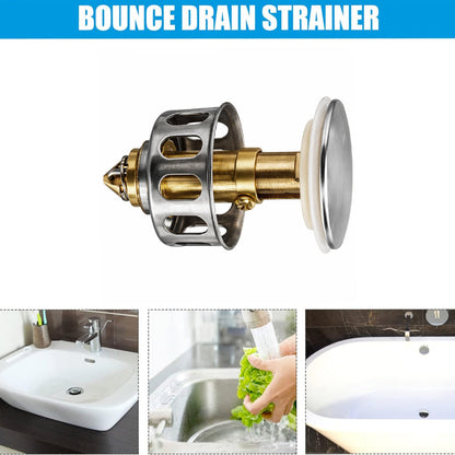 Universal Bathroom Sink Stopper, Pop-up Bathroom Sink Drain Stopper, Sink Plug