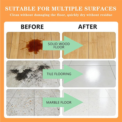 🍋SOPAMI Floor Cleaning Tablets - Safe for Wood Tile Marble Quick Dry No Residue 12 Tablets Lemon Scent