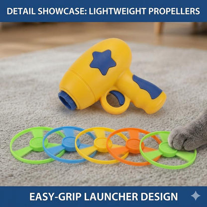 🐾Cat Fetch Toy Automatic Disc Launcher 6 Disc