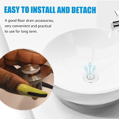 Universal Bathroom Sink Stopper, Pop-up Bathroom Sink Drain Stopper, Sink Plug