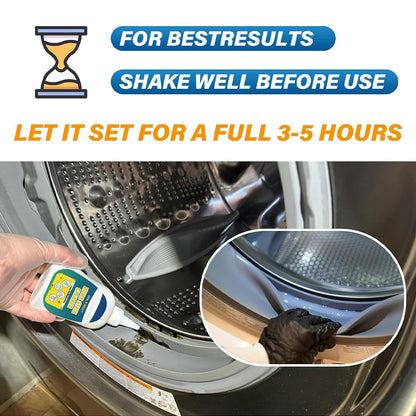 🛡️Mold Remover Gel (with Scrub Brush) – Heavy Duty Mildew Stain Cleaner for Washer Gasket, Shower Caulk, Tile Grout & Bathroom