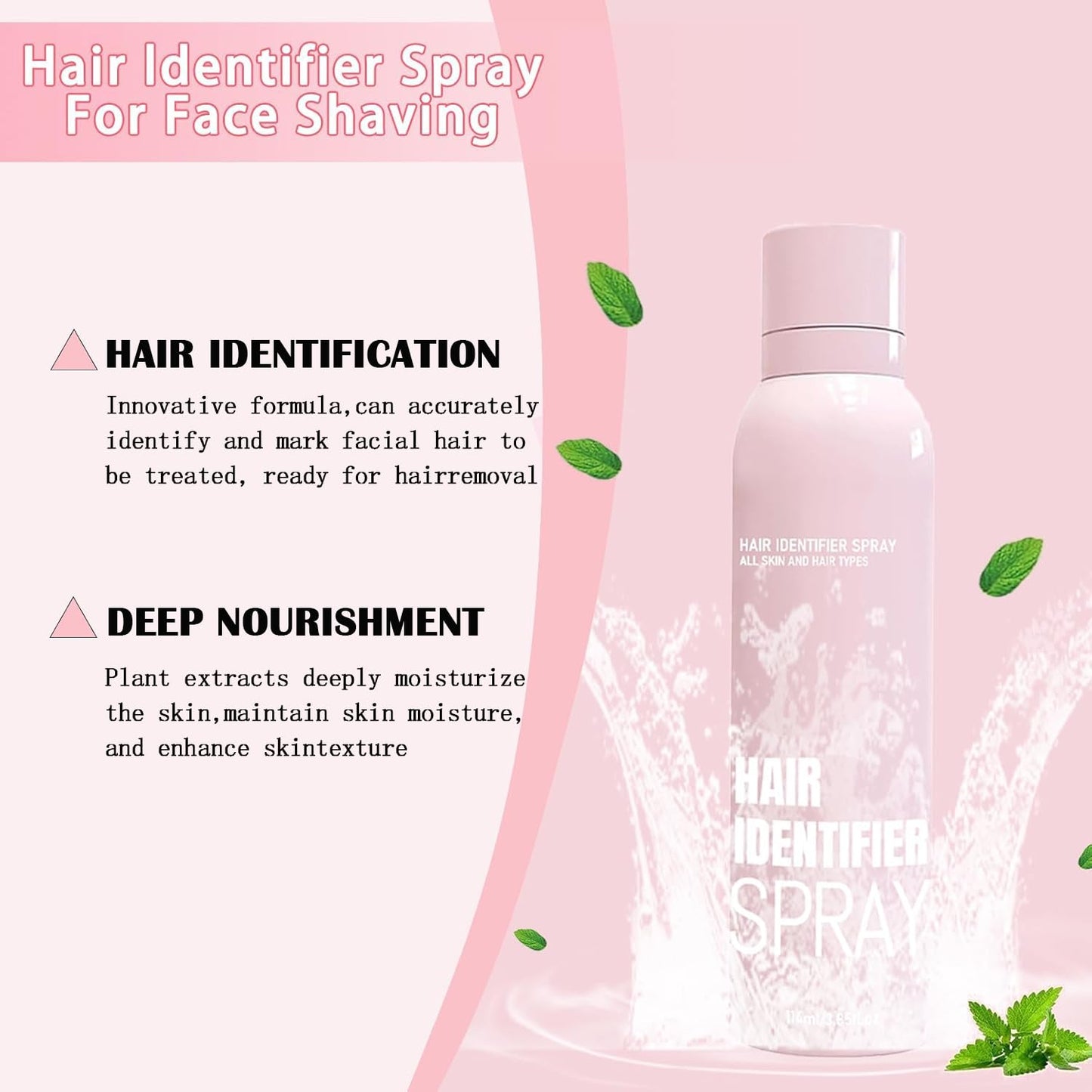 𝗛𝗮𝗶𝗿 𝗜𝗱𝗲𝗻𝘁𝗶𝗳𝗶𝗲𝗿 𝗦𝗽𝗿𝗮𝘆 𝗳𝗼𝗿 𝗙𝗮𝗰𝗲 𝗦𝗵𝗮𝘃𝗶𝗻𝗴,𝘀𝘂𝗶𝘁𝗮𝗯𝗹𝗲 𝗳𝗼𝗿 𝗮𝗹𝗹 𝘀𝗸𝗶𝗻 𝘁𝘆𝗽𝗲𝘀