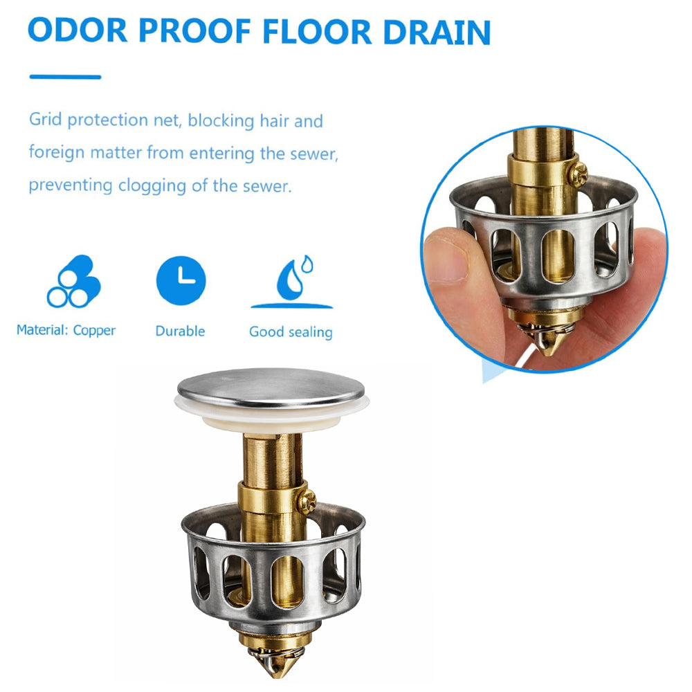 Universal Bathroom Sink Stopper, Pop-up Bathroom Sink Drain Stopper, Sink Plug