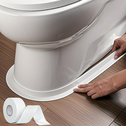 ✨White Waterproof Caulk Tape 3.2m Self-Adhesive Sealing Tape for Bathroom Kitchen Sink Toilet Tub Edges Easy Application & Durability