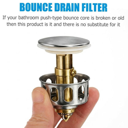 Universal Bathroom Sink Stopper, Pop-up Bathroom Sink Drain Stopper, Sink Plug