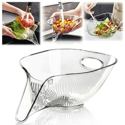 🥇Drain Basket with Jumpstart Sale Spout, Kitchen Sink Strainer Drainage Basket Funnel for Food, Kitchen Supplies & Accessories Gadgets for Washing Vegetables & Fruits