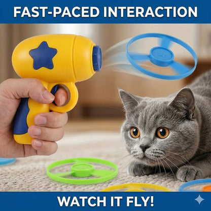 🐾Cat Fetch Toy Automatic Disc Launcher 6 Disc