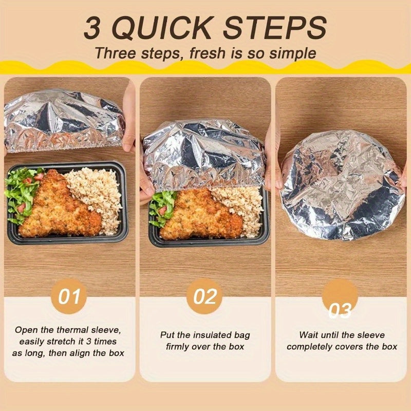 🔥 Hot Deal | Home dining table & food container aluminum foil heat-retaining cover, kitchen food insulation and freshness keeping, high-quality aluminum foil.