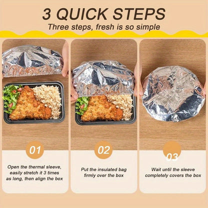 🔥 Hot Deal | Home dining table & food container aluminum foil heat-retaining cover, kitchen food insulation and freshness keeping, high-quality aluminum foil.